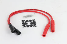 Load image into Gallery viewer, Accel 8mm S/S Spiral Core Ignition Wire Set Red