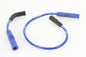 Accel 8mm S/S Spiral Core Ignition Wire Set Blue
