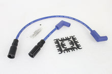 Load image into Gallery viewer, Accel 8mm S/S Spiral Core Ignition Wire Set Blue
