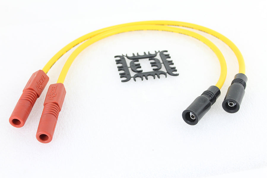 Accel 8mm S/S Spiral Core Ignition Wire Set Yellow
