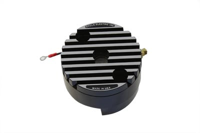 Low Output 12 Volt Regulator End Cover Black