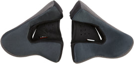 GMAX helmet accessories featuring 25mm cheek pads in black for Sm size helmet, designed for a comfortable fit.