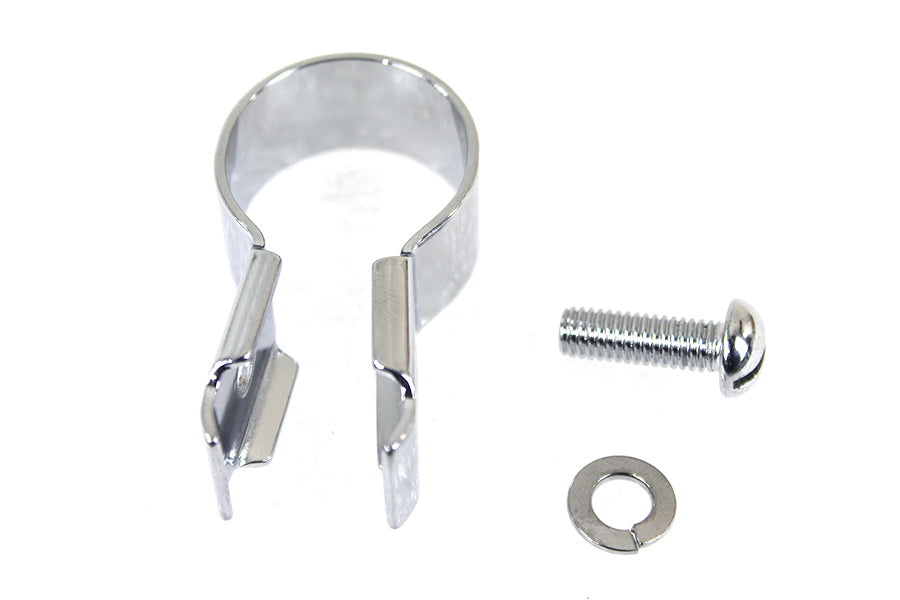 Front Brake Cable Handlebar Clip Chrome