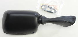 Right side EMGO motorcycle mirror with reflective surface and black housing, designed for Suzuki models.