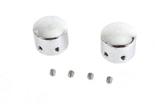 Load image into Gallery viewer, Domed Front Axle Cover Set Chrome Plated