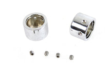 Load image into Gallery viewer, Domed Front Axle Cover Set Chrome Plated