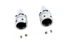 Load image into Gallery viewer, Front Axle Cover Set Pike Style Chrome Plated