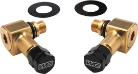 WORKS Air Fork Ez Fill suspension component showing the black air fork with branding and adjustment features.