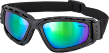 Load image into Gallery viewer, Freedive Goggles M Blk Gray W/Blu/Grn Reflc