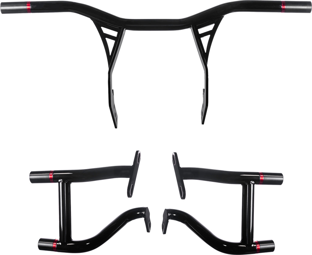 Engine Crash Bar Hvy Hitr Black Softail 18 26