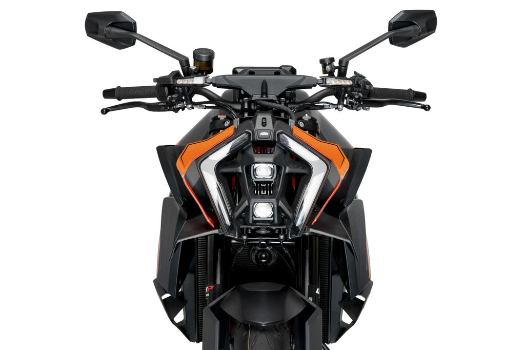 Downforce Front Spoiler Matt Black Ktm