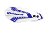 Polisport Plastics Mx Flow Handguards White/Blue 64-8308216