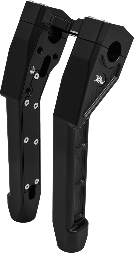 Nl 1 1/8" X Riser 10" Pull Back Black