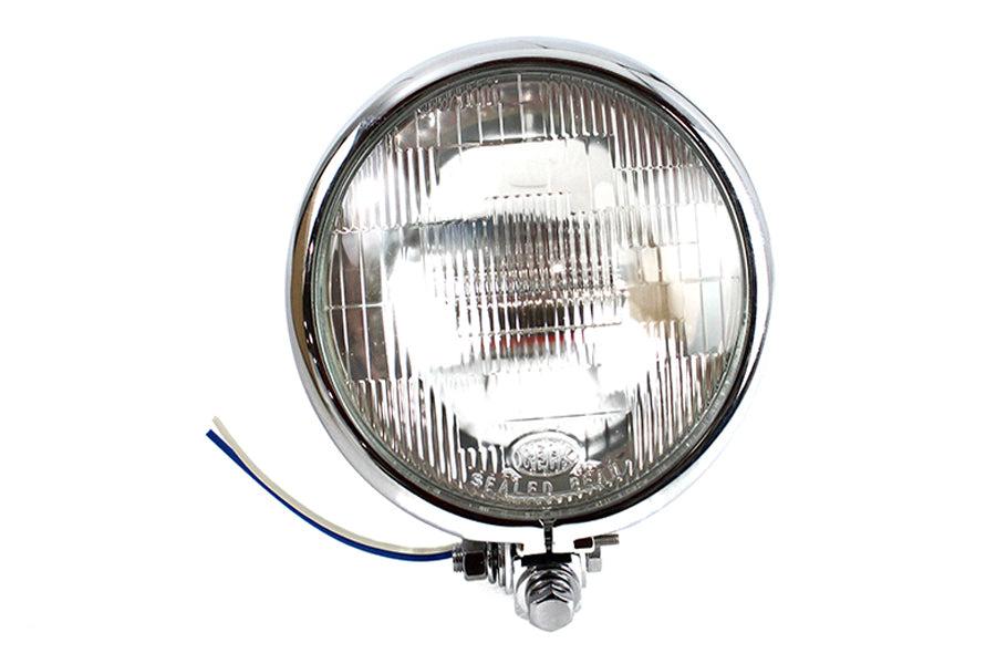 5-3/4 inch Round Headlamp Assembly Chrome