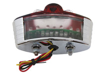 Load image into Gallery viewer, Chrome Cateye LED Tail Lamp Skull Style