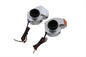Chrome Front Turn Signal Marker Lamp Set