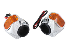 Load image into Gallery viewer, Chrome Front Turn Signal Marker Lamp Set