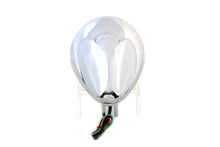 Load image into Gallery viewer, 5-3/4 inch Half Moon Headlamp Chrome Billet