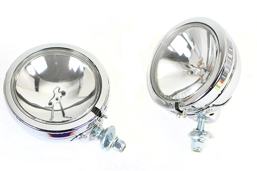Chrome Spotlamp Assembly Set