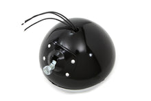 Load image into Gallery viewer, Black Replica 7 inch Round Headlamp 6 Volt