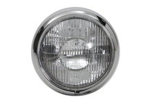 Load image into Gallery viewer, Black 7 inch K Headlamp with Chrome Rim