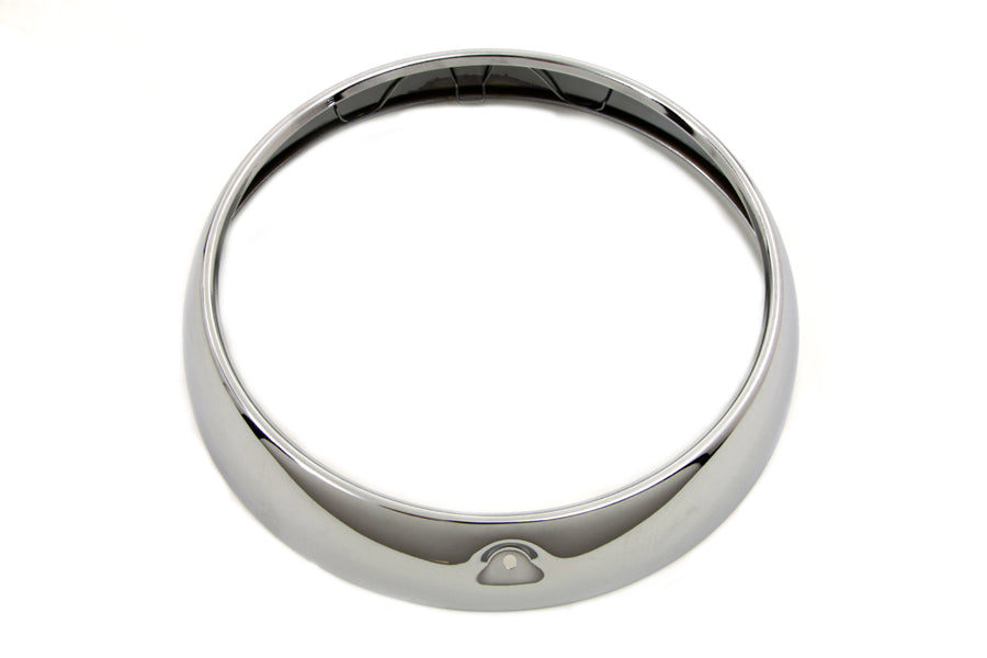 Chrome Contoured 7 inch Headlamp Rim