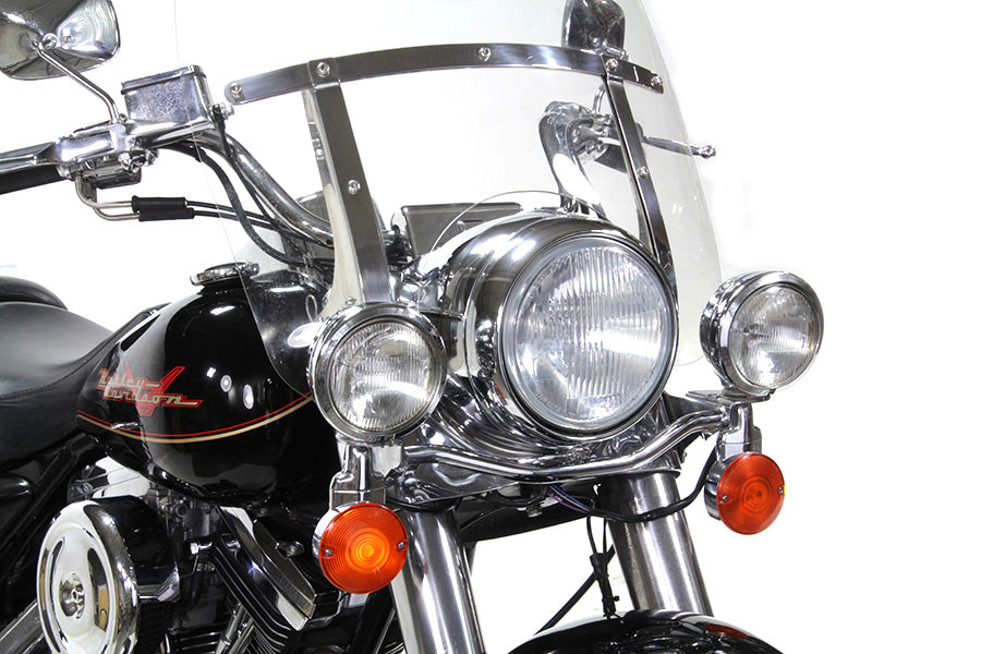 Chrome Contoured 7 inch Headlamp Rim
