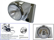 Load image into Gallery viewer, Chrome 7 inch Headlamp Cowl Kit