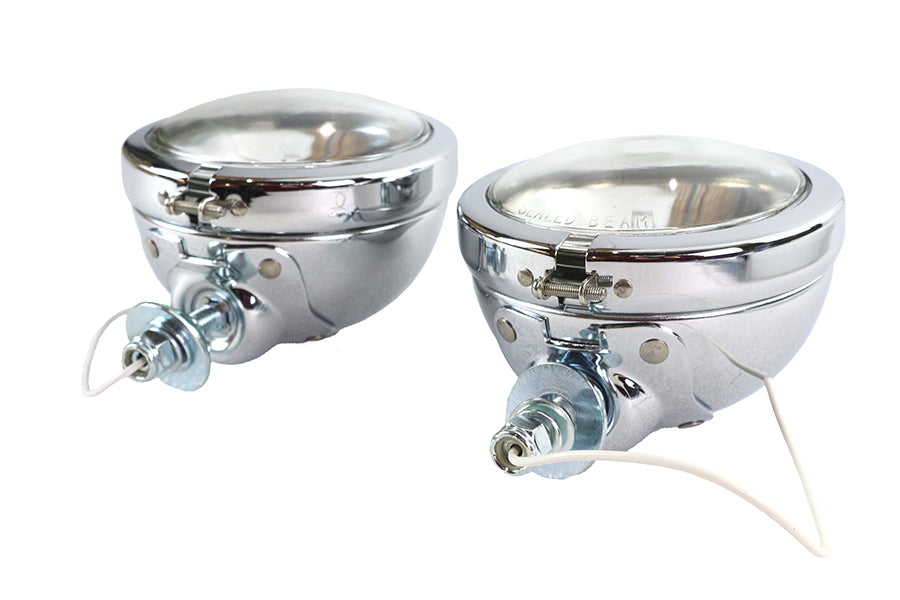 Replica Chrome Guide Spotlamp Set 12 Volt