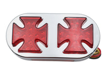 Load image into Gallery viewer, Chrome Maltese Tail Lamp