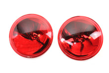 Load image into Gallery viewer, Red 4-1/2 inch 12 Volt Sealed Beam Spotlamp Set