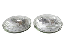Load image into Gallery viewer, Clear 4-1/2 inch 6 Volt Sealed Beam Spotlamp Bulb Set