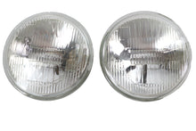 Load image into Gallery viewer, Clear 4-1/2 inch 6 Volt Sealed Beam Spotlamp Bulb Set