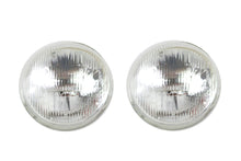 Load image into Gallery viewer, Clear 4-1/2 inch 12 Volt Sealed Beam Spotlamp Bulb Set