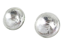 Load image into Gallery viewer, Clear 4-1/2 inch 12 Volt Sealed Beam Spotlamp Bulb Set