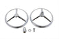 4-1/2 inch Chrome Bullet Style Spotlamp Trim