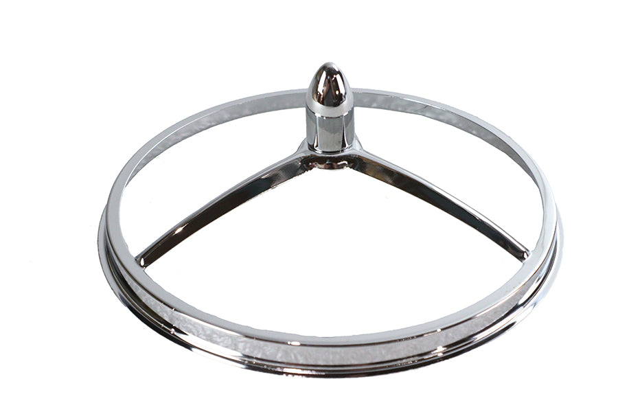 5-3/4 inch Bullet Style Chrome Headlamp Trim
