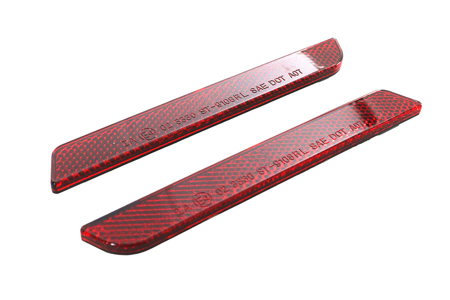 Rear Red Reflector Set for Struts