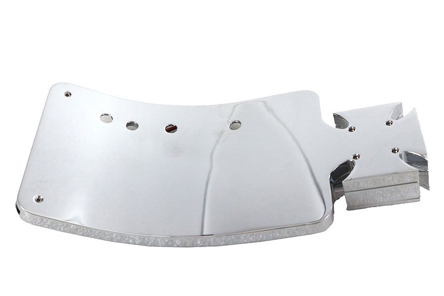 Chrome Maltese LED Tail Lamp License Plate Assembly