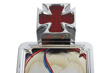 Load image into Gallery viewer, Chrome Maltese LED Tail Lamp License Plate Assembly