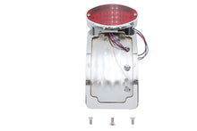 Load image into Gallery viewer, Chrome Cateye LED Tail Lamp License Plate Assembly
