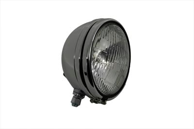 Replica 5-3/4 inch Round Chrome Headlamp
