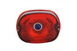 Tail Lamp Lens Laydown Style Red