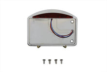Load image into Gallery viewer, Chrome Slice LED Tail Lamp License Plate Assembly