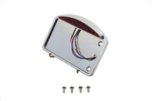 Load image into Gallery viewer, Chrome Slice LED Tail Lamp License Plate Assembly