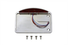 Load image into Gallery viewer, Chrome Slice LED Tail Lamp License Plate Assembly