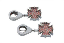 Load image into Gallery viewer, Fireman Cross Turn Signal Set 39mm Clamp Kit