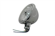 Load image into Gallery viewer, 5-3/4 inch Round Clear Faceted Headlamp Assembly