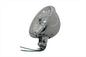 5-3/4 inch Round Clear Faceted Headlamp Assembly