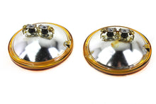 Load image into Gallery viewer, 4-1/2 inch Amber Sealed Beam 12 Volt Spotlamp Set
